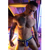 Breedwell Jockstrap Retro Remix Bleu